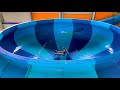 Toilet Bowl Waterslide at Aquapark Kladno, Czech Republic