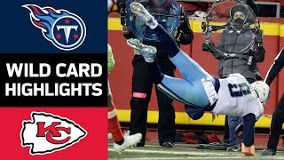 Titans vs. Chiefs: Mariota's Self Pass and the 18-Point Comeback! | NFL Wild Card Game Highlights