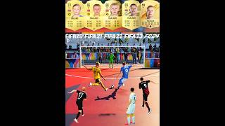 Haaland Penalty Kicks Evolution In Volta Football Every FIFA - From FIFA 20 To FC 24 #penaltykick