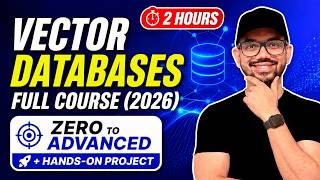 Vector Databases Full Course (2026) | Zero to Advanced + Hands-On Project