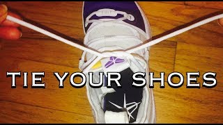 HOW TO TIE YOUR SHOES - EASY TUTORIAL - FOR BEGINNERS