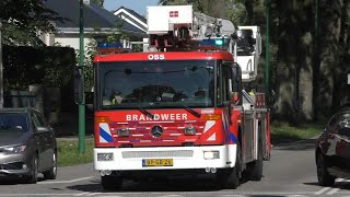 Hoogwerker Osse Brandweer opgeroepen voor schoorsteenbrand Blauwesteenweg Nistelrode