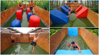 Building Underground Obstacle Maze Swimming Pool