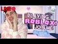 PLAYING ROBLOX WITH VIEWERS & GIVEAWAYS!