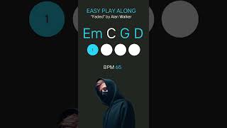 Backing Track | Em C G D as in Faded | 65bpm | Easy Play Along