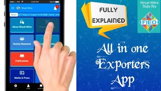 How to use the ALL IN ONE Exporters FIEO Niryat Mitra App? FIEO निर्यात मित्र ऐप का उपयोग कैसे करें?