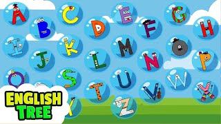 Abc Song (Don't Forget Z!) | Alphabet Bubbles Song | English Tree TV