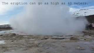 Strokkur Geyser Eruption at Geysir in Iceland