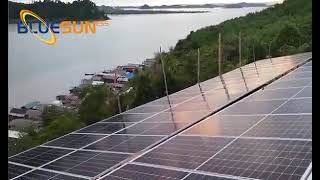 BLUESUN 50KW OFF GRID SOLAR SYSTEM @ Myanmar