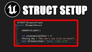 Start Creating STRUCTS in Unreal Engine 5 | UE5 CPP Struct Tutorial