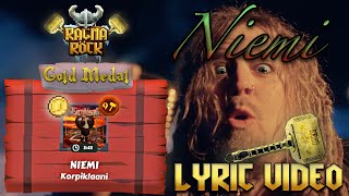 Ragnarock - Niemi (Korpiklaani) Lyric Video - Level 9 Gold Medal🥇 #VFX #LyricVideo