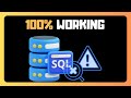 EASY FIX For  Wait On The Database Engine Recovery Handle Failed SQL Server  In Windows 11
