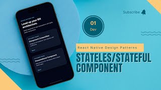 Stateless/stateful components - React Native Design Patterns