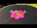 Satin Stitch I Flower Embroidery Tutorial for beginners I Hand Embroidery @fatimafaruqs