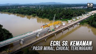 ECRL Sungai Kemaman, Kampung Pasir Minal, Chukai, Kemaman - Jalan Air Putih, Kg Binjai