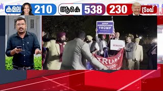 സ്വിങ് സ്റ്റേറ്റുകളിലും ട്രംപിന് മേധാവിത്തം; ജോർജിയയിലും അരിസോണയിലും മിഷി​ഗണിലും മുന്നിൽ