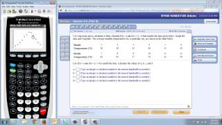 Sine Regression on TI84