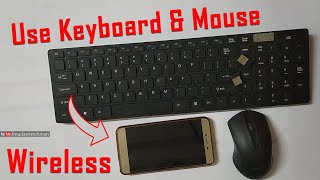 How To Use Wireless Keyboard and Mouse on Mobile Phone