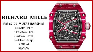 ▶ Richard Mille Automatic Extra Flat Mutaz Barshim Carbon TPT Skeleton Dial RM 67-02 - REVIEW