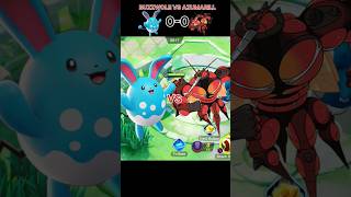 BUZZWOLE VS AZUMARILL 🏆 JUST DAMAGE TEST #pokemonunite #ytshort #buzzwole #azumarill (GodLSpidey)