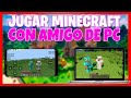 ✅Como JUGAR MINECRAFT con un Amigo En CELULAR y PC 📱💻(Bien Explicado) 2024 - Jugar Online/LAN🎮