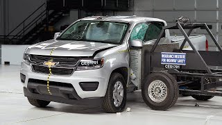 2017 Chevrolet Colorado Crew Cab original side IIHS crash test