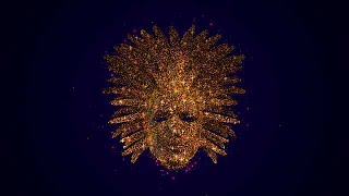 Rio Carnival Masks with Glitter and Sparkles stock footage | stock video | Cinefootage