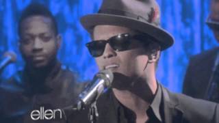 Bruno Mars - It will rain (The Ellen show) (Audio)