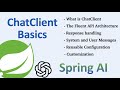 #2 Spring AI ChatClient Basics: Spring Boot + OpenAI ChatGPT integration
