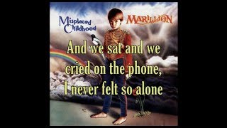 Marillion - Blind Curve (Lyrics) [HQ]