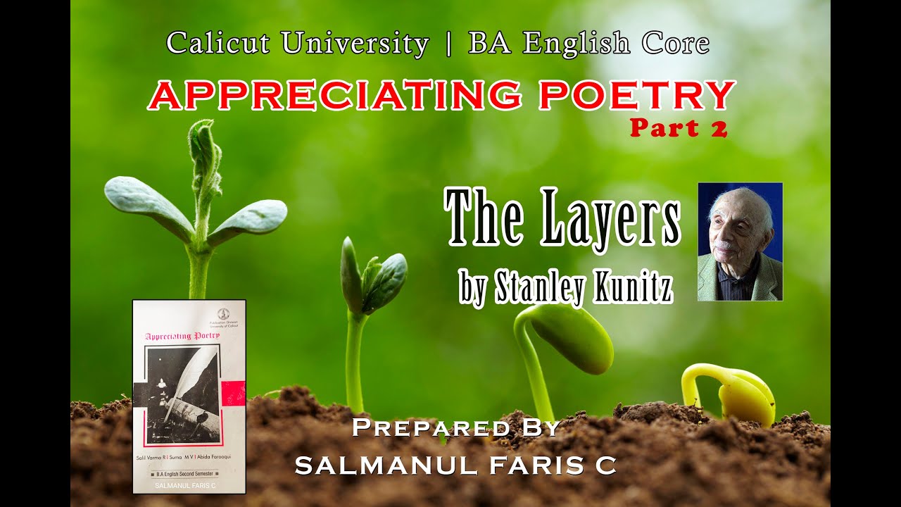 Calicut University | BA English - Core | Appreciating Poetry | The ...