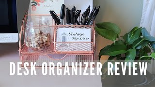 Declutter Your Desk with this Rose Gold Organizer - Amazon Home Office