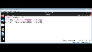 How to parse RSS feed Reddit using feedparser in Python