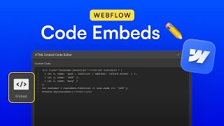 Code Embeds & Blocks in Webflow