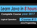 Java Programming Tutorial 11 logical operator -- learn java Course in 8 hours