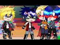 Boruto Character reacts to Menma AU || SasuNaru, NaruHina, SasuSaku + more || Credits in desc ||