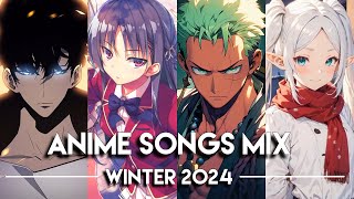 Best Anime Openings and Endings Music Mix │Full Songs - Winter 2024