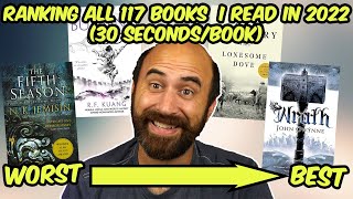 Watch Me Descend Into Madness Ranking All 117 Books I Read in 2022 (30 seconds/book)