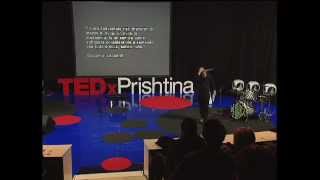 Shine and elegance of clandestine strength: Sislej Xhafa at TEDxPrishtina