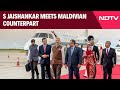 S Jaishankar Maldives | S Jaishankar Meets Maldivian Counterpart To Discuss Bilateral Cooperation