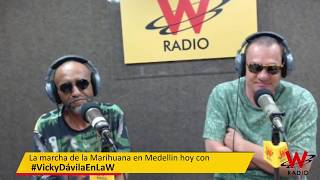 La marihuanatón en Medellín entrevista de Vicky Dávila a Olmes Ortiz y Juan Carlos Patiño