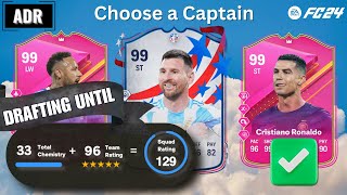 DRAFTING UNTIL I GET A 129 WORLD RECORD FUT DRAFT!