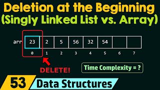 Deletion at the Beginning (Single Linked List vs. Array)