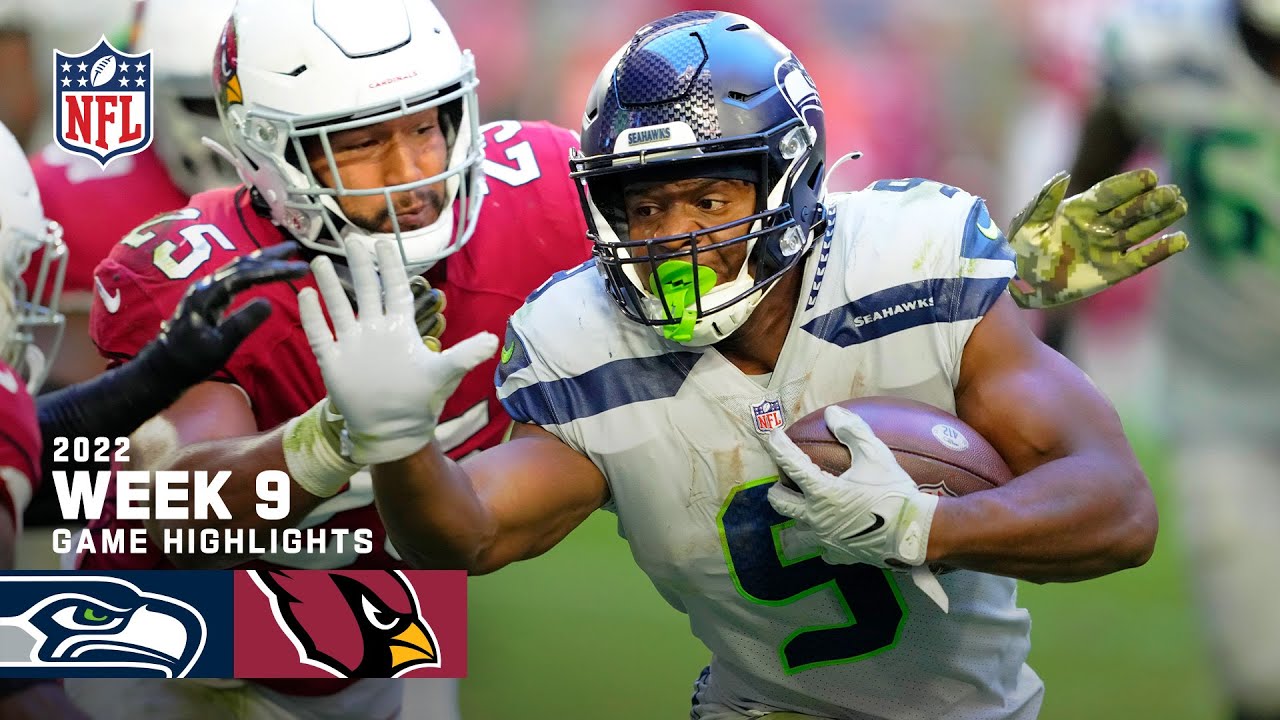 Seattle Seahawks Vs. Arizona Cardinals | 2022 Week 9 Game Highlights