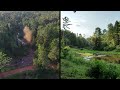 beaver dam breached with 10lbs tannerite and recorded from a drone