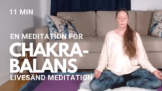 En meditation för chakrasystemet