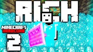 Getting INSANELY RICH in Minecraft Hardcore!