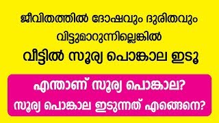 നിങ്ങൾ സൂര്യ പൊങ്കാല എന്ന് കേട്ടിട്ടുണ്ടോ? Malayalam Jyothisham | Online Astrologer