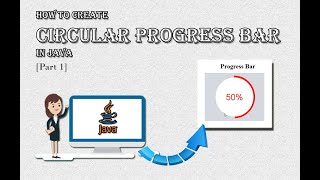 How to create a circular progress bar using JAVA
