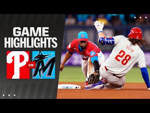 Phillies vs. Marlins Game Highlights (5/11/24) MLB Highlights